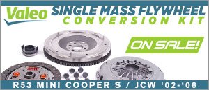 R53 MINI Dual To Single Mass Flywheel Conversion Kit