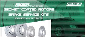 VW MKIV Jetta 1.8T GEOMET&reg; Rotors & Brake Service Kits