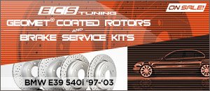 BMW E39 540i GEOMET&reg; Rotors & Brake Service Kits