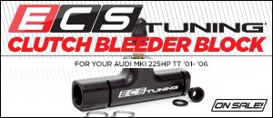 Audi MKI TT 225HP ECS Clutch Bleeder Block