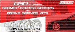 BMW E9x 328i GEOMET&reg; Rotors & Brake Service Kits