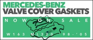 Mercedes-Benz W163 ML320 Valve Cover Gaskets