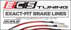 Audi C5 A6 Allroad ECS Exact-Fit Brake Lines