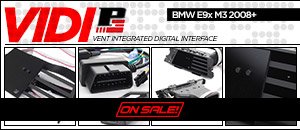 BMW E9x M3 P3Cars Integrated Digital Vent Gauge