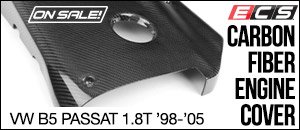 VW B5 Passat 1.8T ECS Carbon Fiber Engine Cover