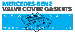 Mercedes-Benz W209 CLK320 Valve Cover Gaskets