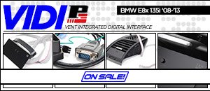BMW E8x 135i P3Cars Integrated Digital Vent Gauge