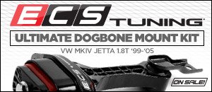 VW MKIV Jetta 1.8T ECS Ultimate Dogbone Mount Kit
