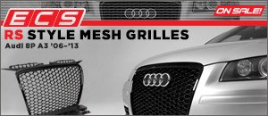 Audi 8P A3 ECS Tuning RS Style Mesh Grilles