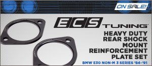 BMW E30 3 Series Rear Shock Mount Reinforcement Plates