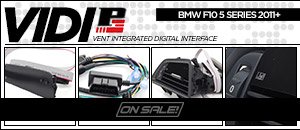 BMW F10 5 Series P3Cars Integrated Digital Vent Gauge