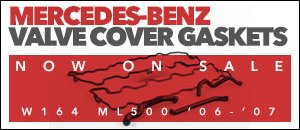 Mercedes-Benz W164 ML500 Valve Cover Gaskets