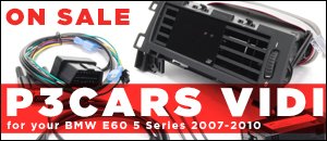 BMW E60 5 Series P3cars Digital Vent Gauge