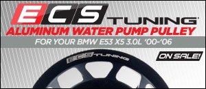 BMW E53 X5 3.0L ECS Water Pump Pulley