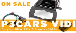 BMW F12/F13 6 Series P3cars Digital Vent Gauge