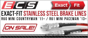 MINI R60/R61 ECS Exact-Fit Stainless Brake Lines