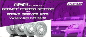 VW MKV Jetta 2.0T ECS GEOMET&reg; Coated Rotors