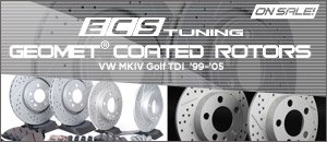 VW MKIV Golf TDI GEOMET&reg; Coated Rotors