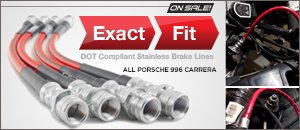 Porsche 996 Carrera ECS Exact-Fit Brake Lines