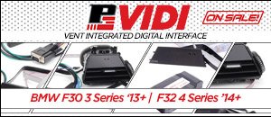 BMW F3X P3Cars Vent Integrated Digital Interface