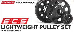 Audi B5 S4 ECS Tuning Lightweight Pulley Set
