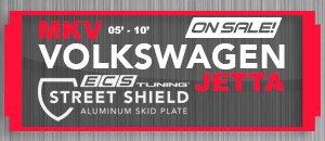 VW MKVJetta ECS Street Shield Skid Plate Kit