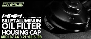 Audi B7 A4 ECS Billet Aluminum Oil Filter Housing Kit