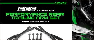 BMW E9x M3 ECS Performance Rear Trailing Arm Set