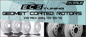 VW MKV Jetta TDI GEOMET&reg; Coated Rotors