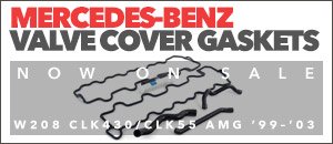 Mercedes-Benz W208 CLK430/CLK55 Valve Cover Gasket Kits