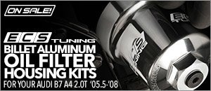 Audi B7 A4 2.0T ECS Billet Aluminum Oil Filter Housing