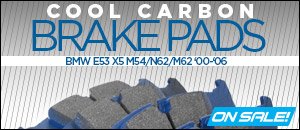 BMW E53 X5 M54/M62 Cool Carbon Brake Pads