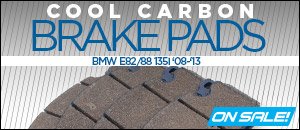 BMW E82/E88 135i Cool Carbon Brake Pads