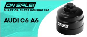 Audi C6 A6 ECS Billet Oil Filter Housing Cap