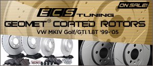 VW MKIV Golf/GTI 1.8T GEOMET&reg; Coated Rotors