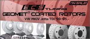 VW MKIV Jetta TDI GEOMET&reg; Coated Rotors