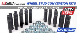 VW MKIV Jetta GLI 1.8T Wheel Stud Conversion Kits