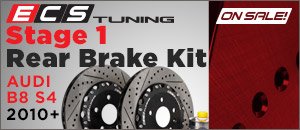 Audi B8 S4 ECS Stage 1 Rear Brake Kit