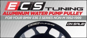 BMW E36 Non M Aluminum Water Pump Pulley