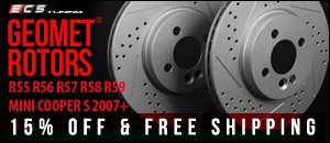 Mini R55 R56 R57 R58 R59 GEOMET&reg; Coated Rotors