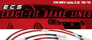 MKV GTI Exact-Fit Stainless Steel Brake Lines