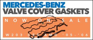 Mercedes-Benz W203 C55 AMG Valve Cover Gasket Kits