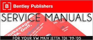VW MKIV Jetta TDI Bentley Service Manuals