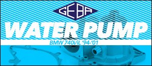 BMW E38 740i/iL Water Pumps
