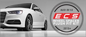 Audi 8V S3 ECS Wheel Spacer Flush Fit Kit