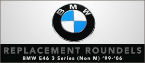 BMW E46 3 Series (Non M) BMW Roundel Replacement