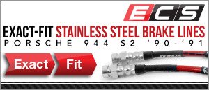 Porsche 944 S2 ECS Exact-Fit Brake Lines