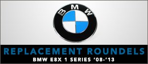 BMW E8x 1 Series BMW Roundel Replacement