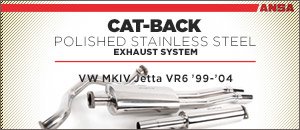 VW MKIV Jetta VR6 ANSA Cat-Back Exhaust System