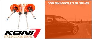 VW MKIV Golf 2.0L Koni STR.T Shocks & Struts